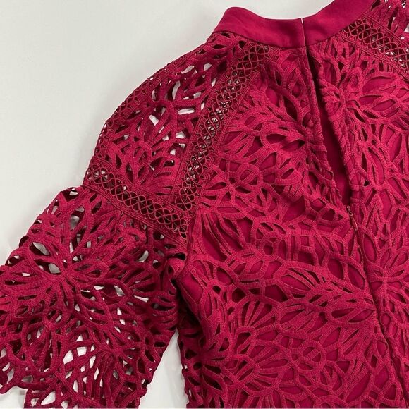 Laundry by Shelli Segal Origami Venise Lace Dress - 4 - Picture 8 of 12